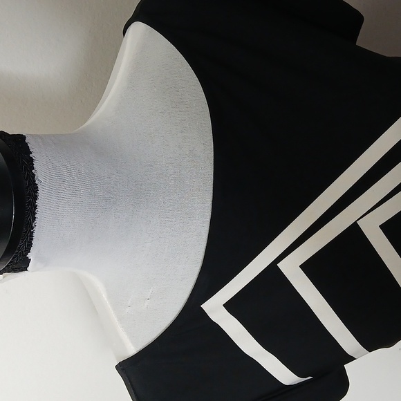 BCBG Maxazria black & white abstract midi dress size Small - Picture 3 of 15